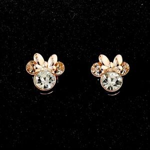 Disney Rhinestone Mickey Mouse Adult Earrings